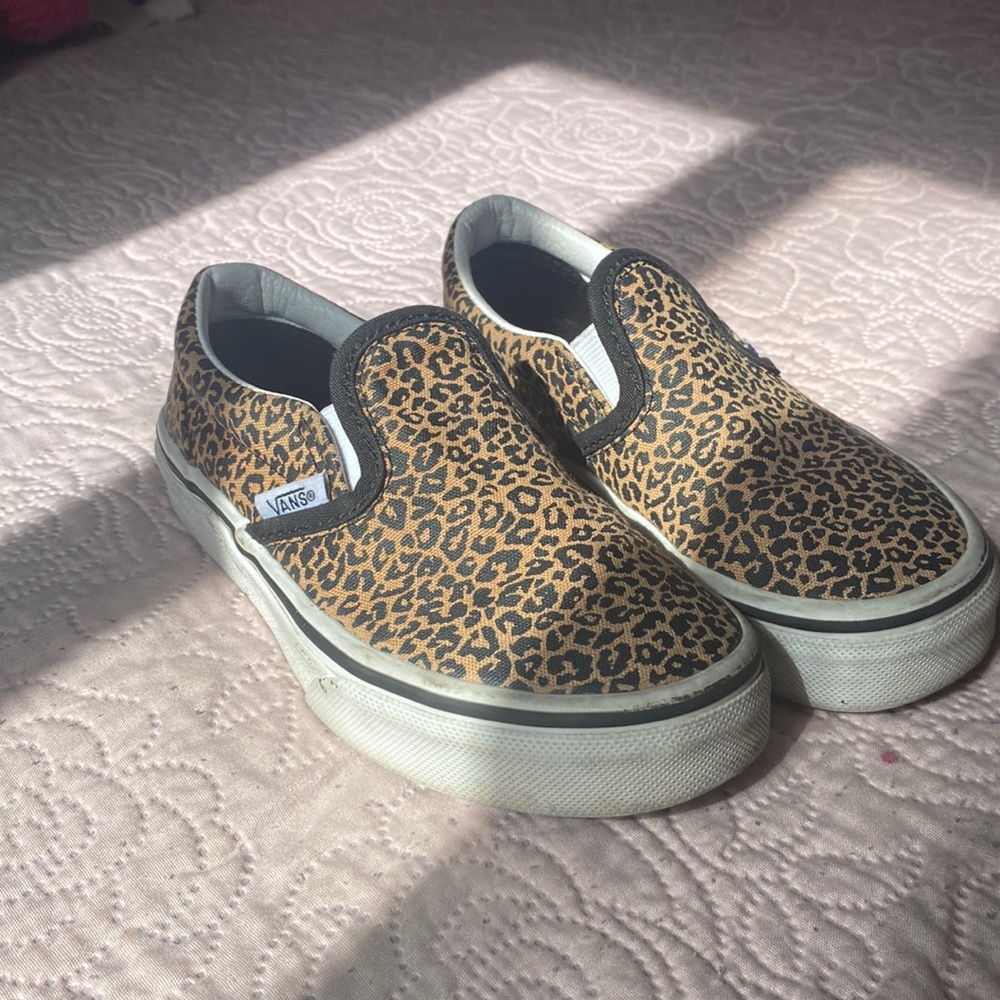 Cheetah Print Kid’s Vans